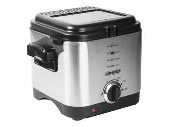 Mesko | Deep Fryer | MS 4910 | Power 900 W | Capacity 1.5 L | Silver
