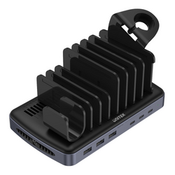 Unitek Stacja ładująca 3 x USB-A 20W, 3 x USB-C PD 60W, 80W