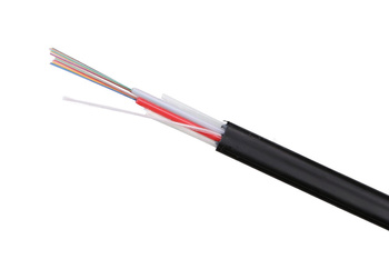 Kabel światłowodowy napowietrzny płaski 24F | jednomodowy, G.652D, 1,3kN | Extralink
