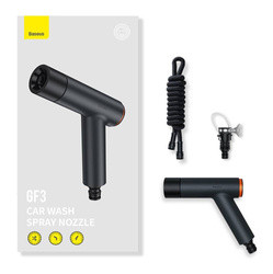 Baseus GF3 pistolet/myjka do auta ciemnoszara (CPGF020013)