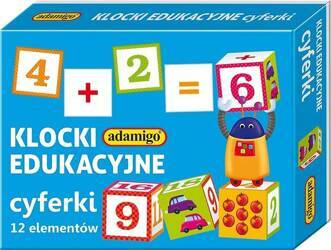 Klocki edukacyjne cyferki