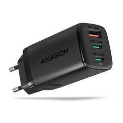 Ładowarka sieciowa GaN Axagon ACU-DPQ65 1xUSB-A + 2x USB-C 65W