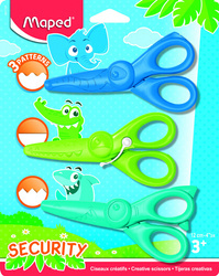 Nożyczki kreatywne Maped Kidicraft 12 cm 3 sztuki blister