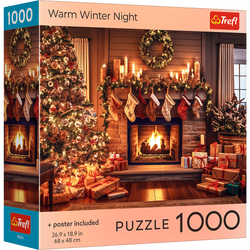 Puzzle 1000 USA Collection: Warm Winter Night