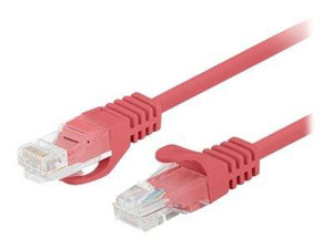 LANBERG Patchcord Cat.6 UTP 1.5m red 10-pack