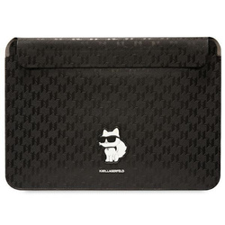 Pokrowiec Karl Lagerfeld Saffiano Monogram Choupette na laptopa 16` - czarny