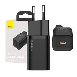 BASEUS CCSP020101 Super Si 1C Szybka ładowarka USB-C PD 3.0 QC 3.0 25W