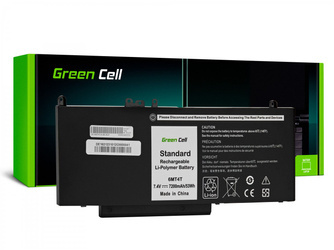 Bateria Green Cell 6MT4T 07V69Y do Dell Latitude E5270 E5470 E5570