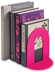 Book End - podpórka pod książki - różowa