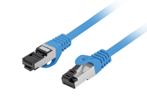 LANBERG Patchcord Kat 8 1 S/FTP LSZH CU 5M Niebieski Fluke Passed