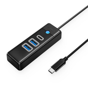 Hub Orico PWC2U-C3 USB-C /  2x USB-A 3.0 + 1x USB-C 3.0 - czarny