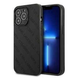 Etui Karl Lagerfeld Perforated Allover na iPhone 13 Pro / 13 6,1` - czarne