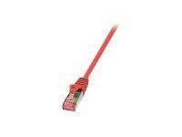 LOGILINK CQ2024S LOGILINK Patchcord Cat.6 S/FTP PIMF PrimeLine 0,5m, czerwony