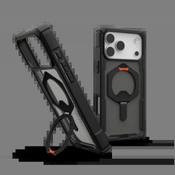 Etui UAG Plasma XTE MagSafe na iPhone 17 Pro Max - czarno-pomarańczowe