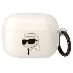 Etui Karl Lagerfeld Karl`s Head na AirPods Pro - przezroczyste