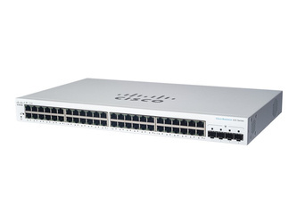 CISCO Business Switching CBS220 Smart 48-port Gigabit PoE 382W 4x10G SFP+ uplink