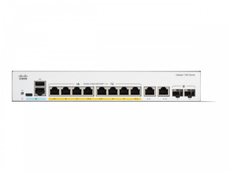 CISCO Catalyst 1300 8-port GE PoE Ext PS 2x1G Combo