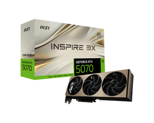MSI GeForce RTX 5070 12G INSPIRE 3X OC | NVIDIA | 12 GB | GeForce RTX 5070 | GDDR7 | HDMI ports quantity 1 | PCI Express Gen 5