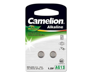 Camelion | AG13/LR44/357 | Alkaline Buttoncell | 2 pc(s)