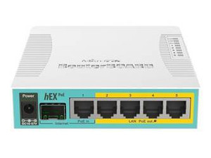 MIKROTIK RouterBOARD hEX PoE with 800MHz CPU 128MB RAM 5x Gigabit LAN