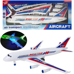 Samolot ze światłem