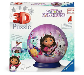 Puzzle 3D Kula: Koci Domek Gabi