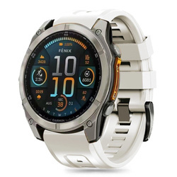 Pasek Tech-Protect Silicone na Garmin Fenix 5S / 5S PLUS / 6S / 6S Pro / 7S / 8 (43 MM) - tytanowy