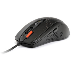Mysz przewodowa, A4Tech F5, czarna, optyczna, 3000DPI