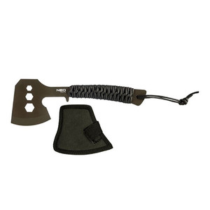Neo Tools siekiera kempingowa 63-118, celková hmotnost 266g, délka sekery 26cm