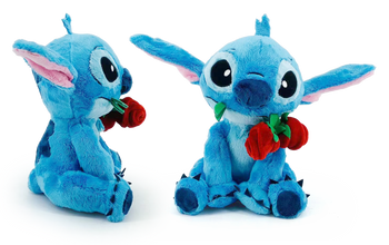 Maskotka Stitch z różą 25 cm 1 szt.