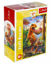 Puzzle 54 mini Niesamowite dinozaury 4 TREFL