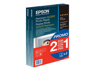 EPSON Premium glossy photo paper inkjet 255g/m2 100x150mm 2x40 sheets 1-pack BOGOF