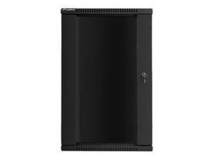 LANBERG WF01-6422-10B Lanberg szafa wisząca rack 19 22U 600x450mm czarna (drzwi szklane)