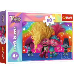 Puzzle 60 Przyjacielskie Trolle Universal Trolls 3 17386