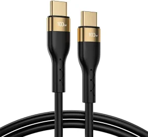 JOYROOM S-1250N18-10 Kabel Type-C - Type-C 100W Liquid Silicone 1.2m czarny