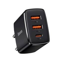 ŁADOWARKA SIECIOWA 3X USB USB-C PD QC 30W BASEUS