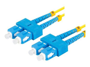 LANBERG fiber optic patchcord SM SC/UPC-SC/UPC duplex 10m LSZH g657a1 3.0mm yellow