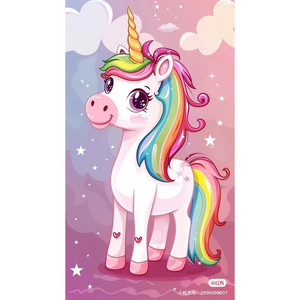 Malowanie po numerach Jednorożec 40x50cm
