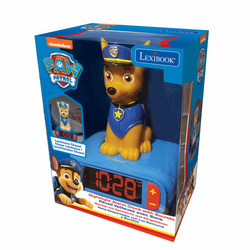 Budzik cyfrowy z lampką nocną Psi Patrol i efektami dźwiękowymi RL800PA