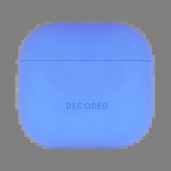 Etui Decoded Silicone Aircase na AirPods 4 - niebieskie