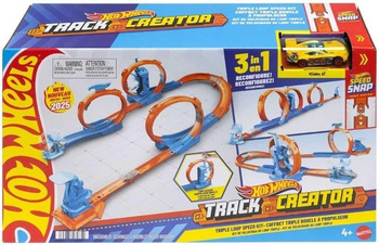 Hot Wheels Track Creator Tor Trzy Pętle