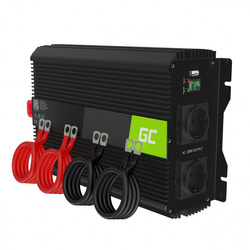 Przetwornica napięcia Inwerter GreenCell PRO 12V/230V 2000W/4000W Modyfikowana sinusoida