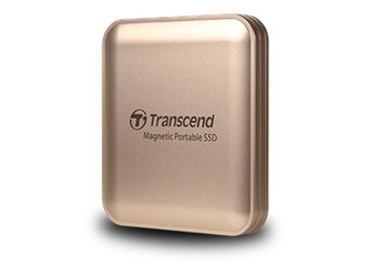 TRANSCEND 2TB External SSD ESD420G USB 20Gbps Type C Magsafe Gold