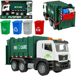 Śmieciarka ze światłem i dźwiękiem