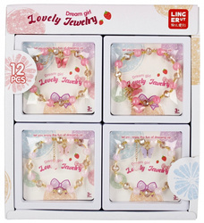 Zestaw piękna bransoletka motylek 1 szt. mix