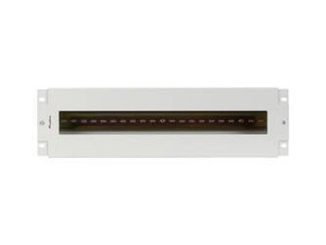 PANEL DYSTRYBUCJI NAPIĘĆ 3U 19" Z SZYNĄ DIN TS-35 SZARY LANBERG