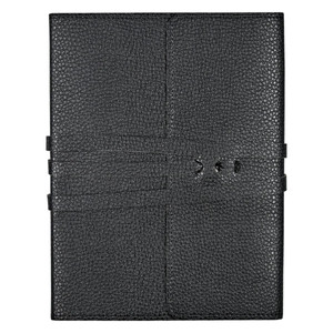 Notatnik wiązany ze sztucznej skóry czarny Peter Pauper Press