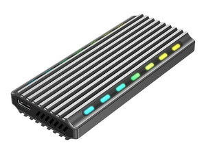 GEMBIRD EE2280-U3C-03 Obudowa USB 3.1 dla dysków M.2 NVMe podświetlana aluminiowa