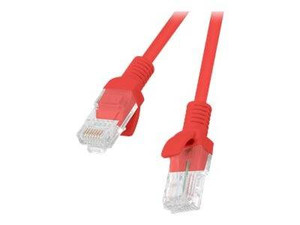 LANBERG PCU6-10CC-1000-R Lanberg Patchcord RJ45 kat. 6 UTP 10m czerwony
