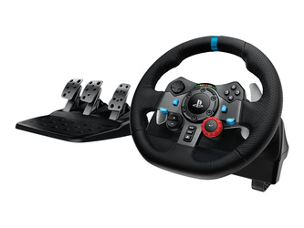 LOGITECH G29 EU + G435 Black Gaming Controller Aluminium Black USB Steering wheel + pedals + headset PC